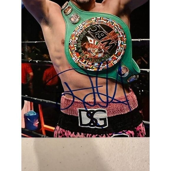 Danny Garcia signed autographed WBC Belt 8x10 Photo JSA - Picture 2 of 3